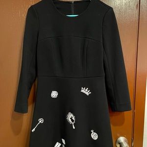 Woman girl dress skirt apparel black